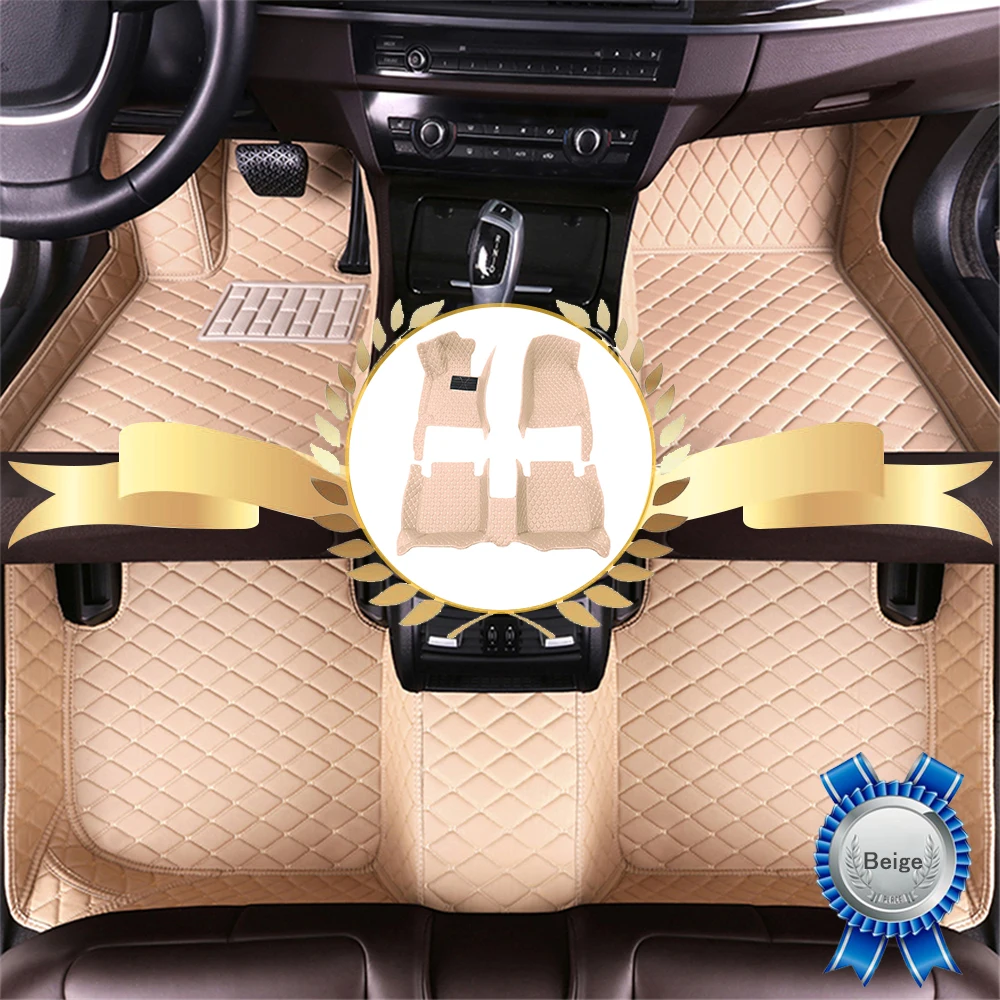 Muchkey Customized Manufacturers Interior Accessories PU Leather Car Mats for Special Car Floor Mats