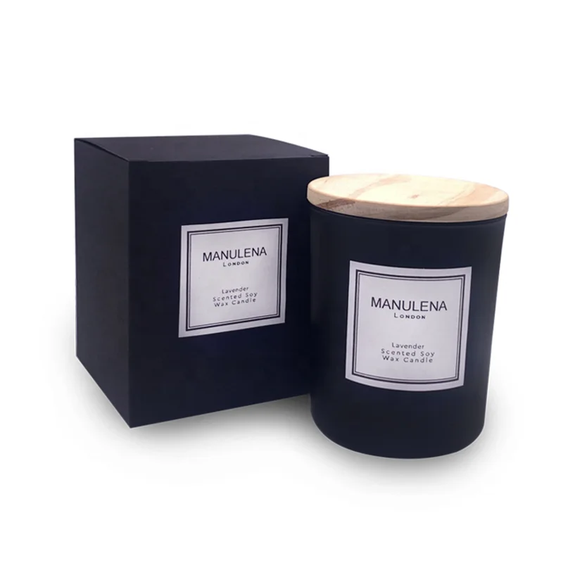 Private Label All Natural Organic Long Lasting Aromatherapy Soy Wax Scented Jar Candles With Strongly Fragrance