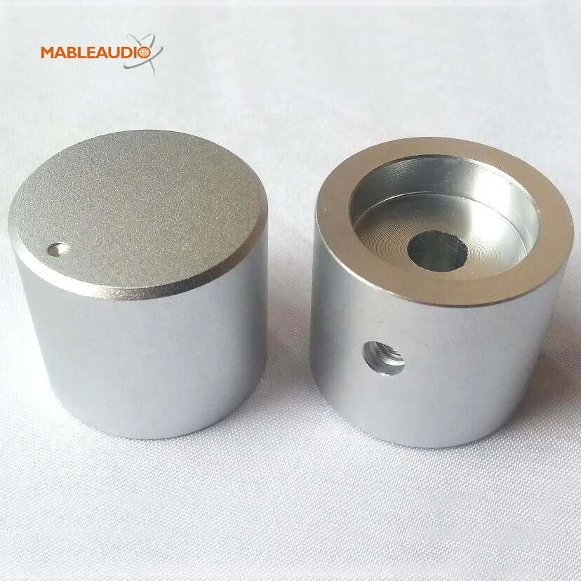MAKA0003S silver color 25x22 aluminum knob/Potentiometer knob