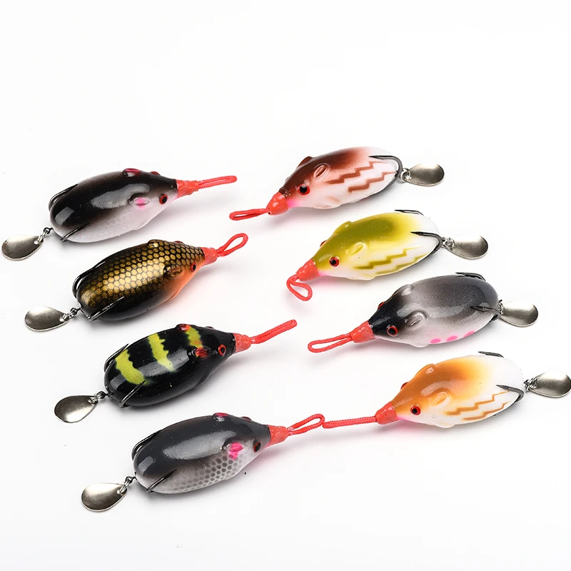 mouse lure bait soft rat fishing lure topwater frog lures