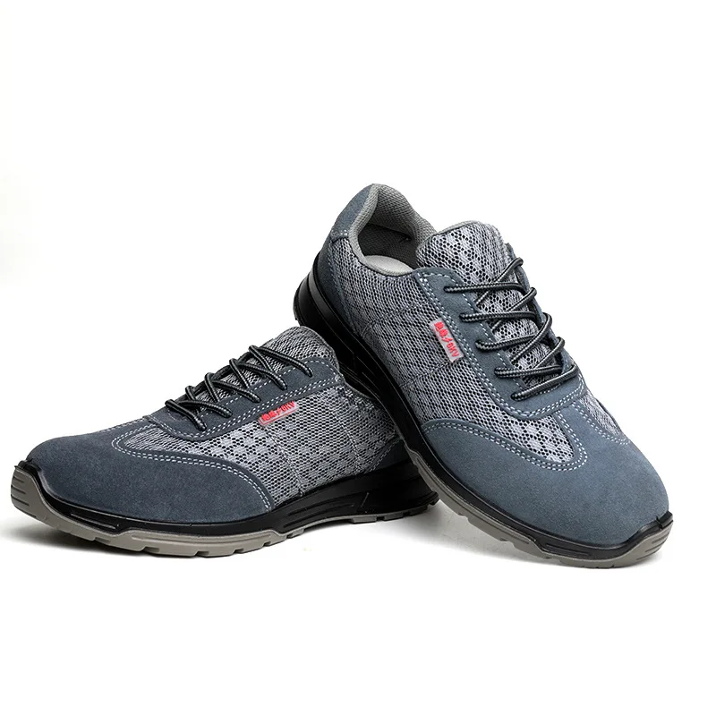 GOTAN Mesh Upper Safety Shoes for Summer Insulation Functional Shoes Breathable Lightweight Work Shoes Sneakers