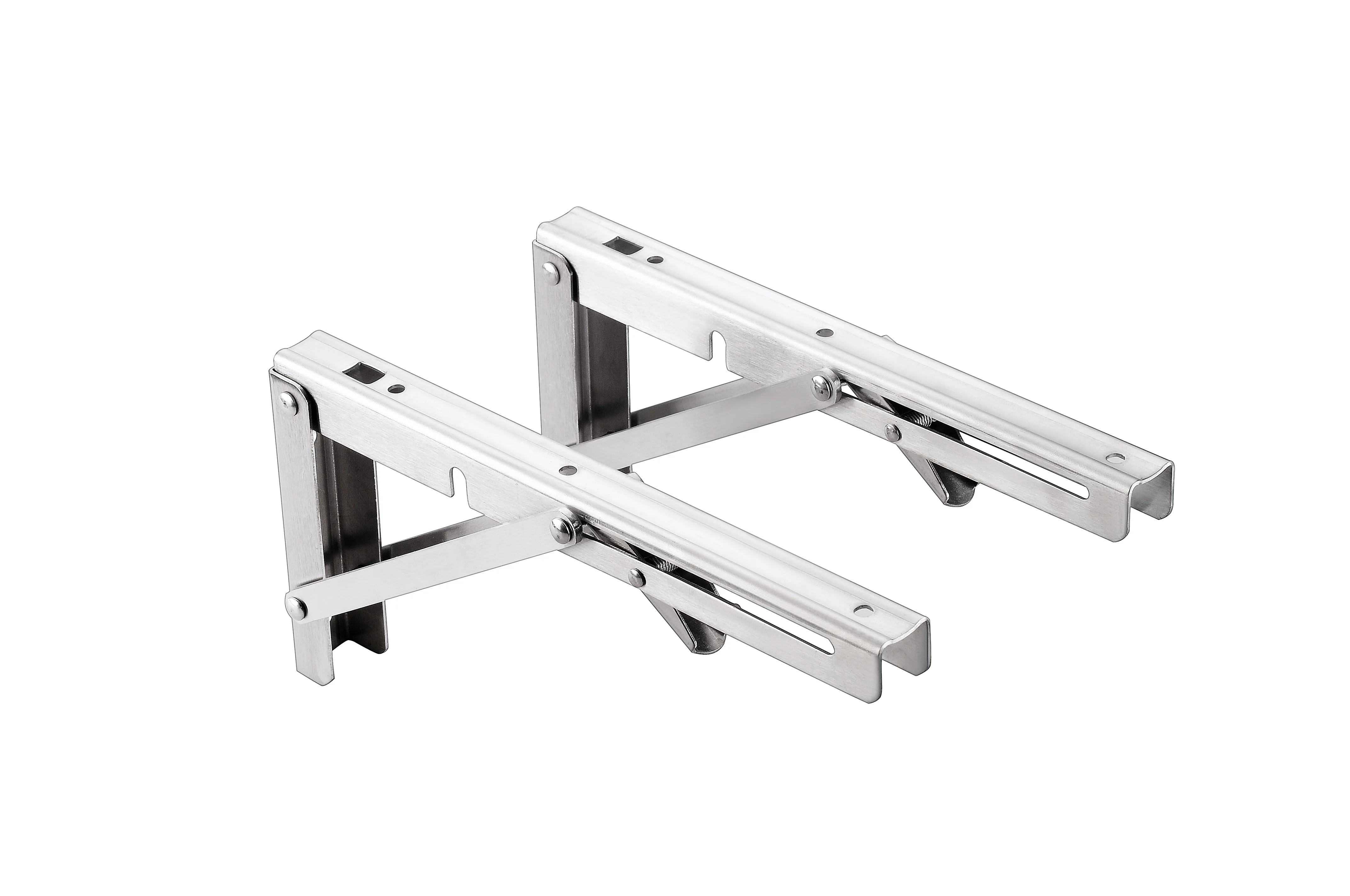 Heavy Duty Steel Made Folding DIY Shelf Brackets for Table Work Bench