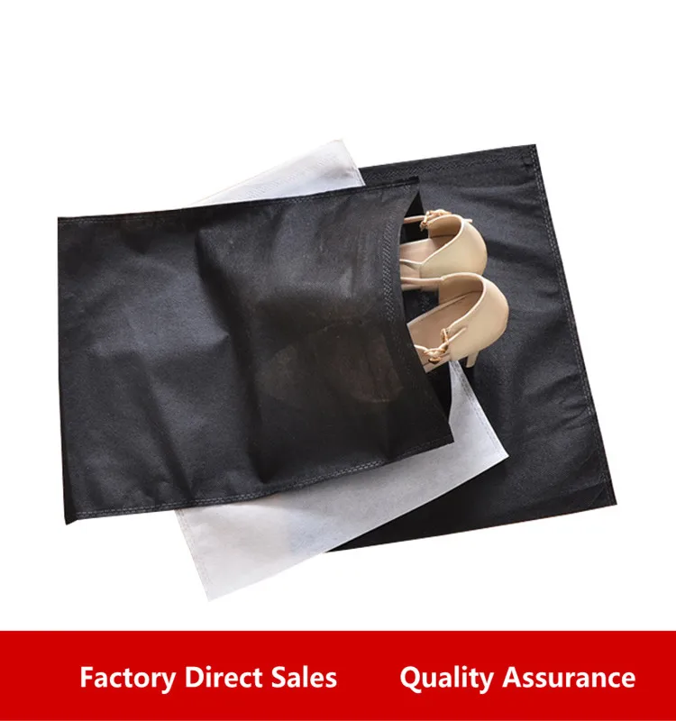 Luxury Business Personalised bamboo Fiber nonwoven Drawstring Packing/Shoe Dust Bag