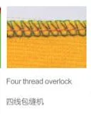 High-speed three-thread overlock
