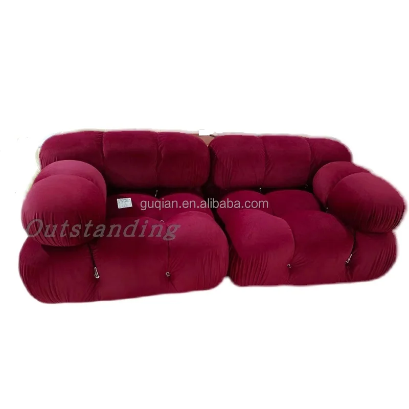 modern divan living room sectional furniture design latest l shaped fabric corner Modular Mario Bellini sofa with recliner