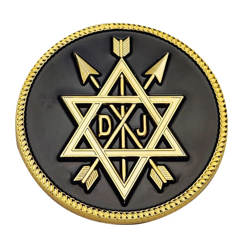 Manufacturer Luxury  custom Souvenirs Masonic soft enamel Car Emblem
