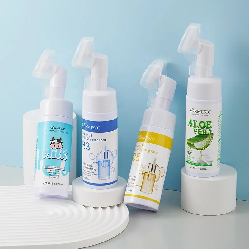 Face Wash KORMESIC Facial Cleanser Whitening Face Wash gel With rose For Oily Dry Skin