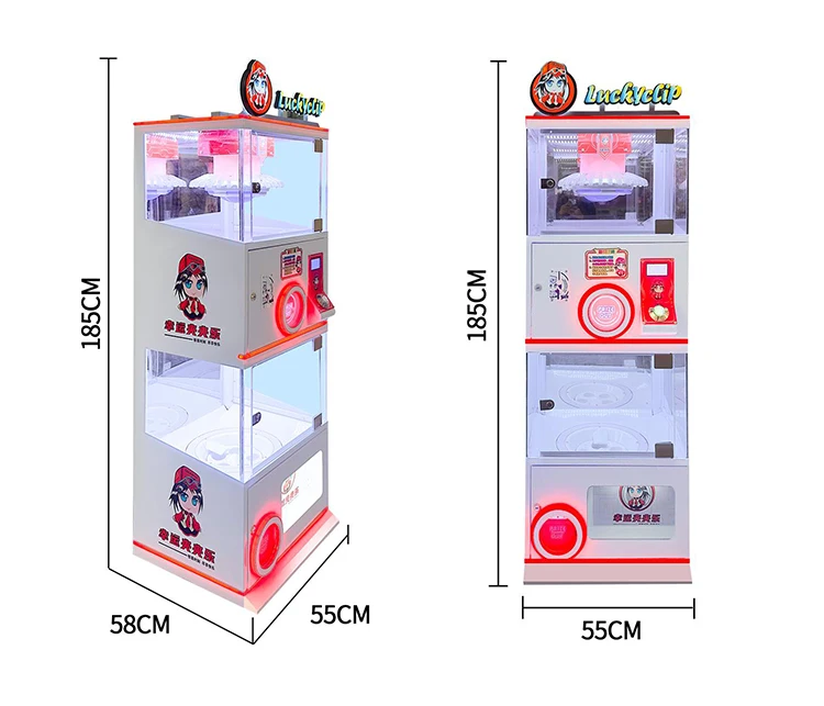 ColorfulSky Luckyclip prize vending machine for game centers