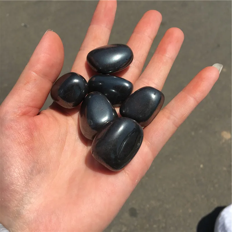 Wholesale Healing Crystal Natural Polished Tumbled Stone Hematite Tumbled Quartz Stones For Home Decor
