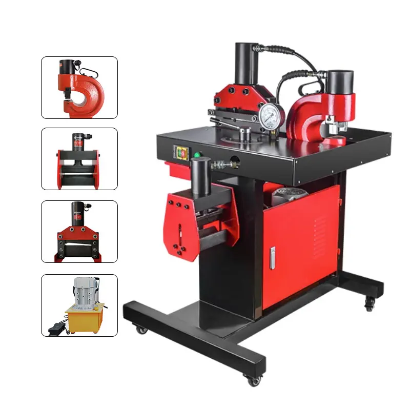 DHY-200 Manual Busbar Machine 3 In1 Processing Bending Cutting Punching Machine