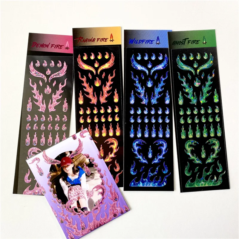 Korean Ins Style Creative Laser Sticker Fashion Decorative Stickers Fun Stickers