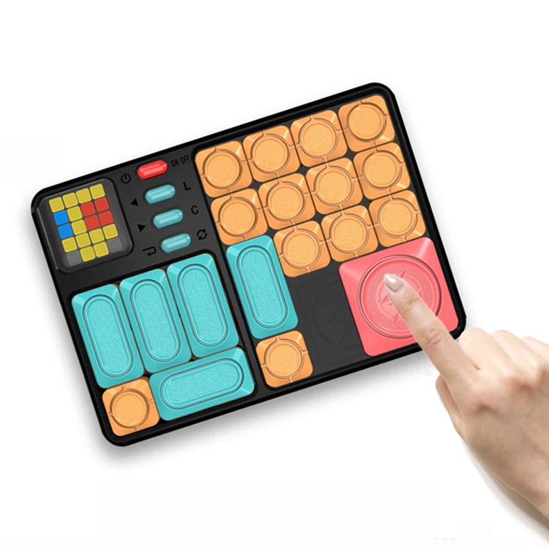 Wholesale Smart Thinking Training Magnetic Huarong Road Sliding Educational Toys Kids Toddler Jigsaw Puzzles