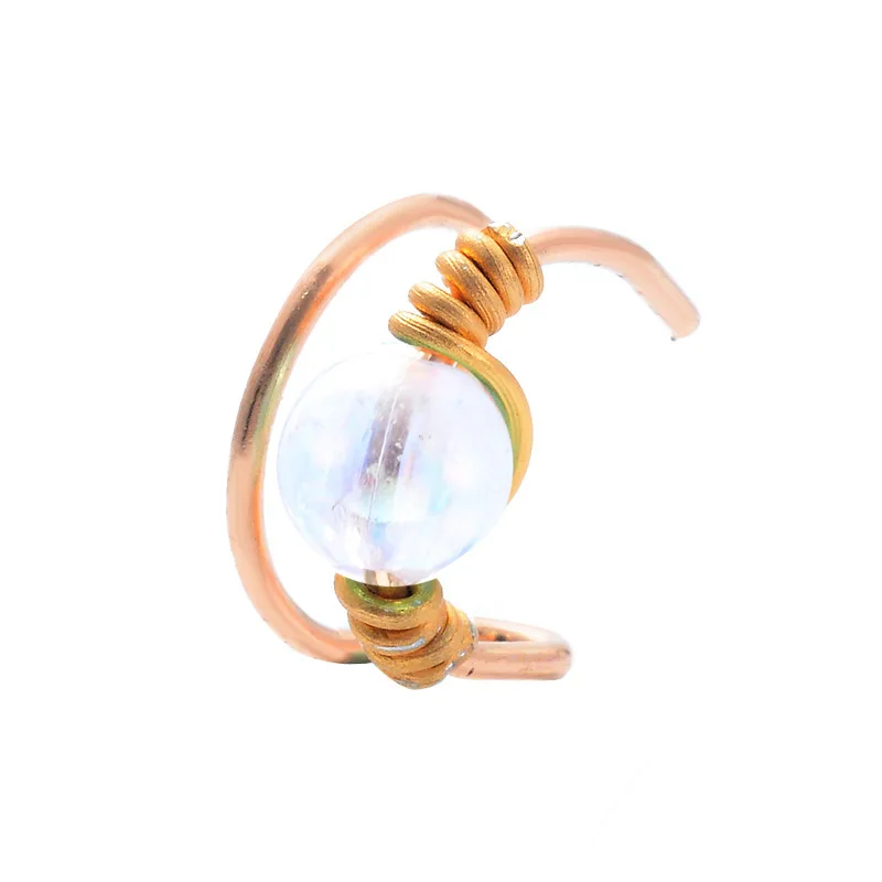 Alloy Retro Simple Personality Leaves Ear Bone Clip Ear Hanging Female Without Ear Hole Jewelry Earrings AM1531039-B