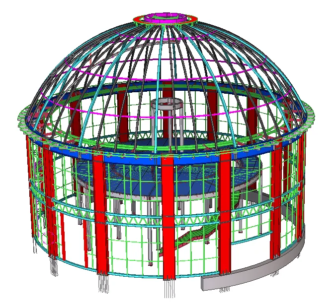 large space steel structures for stadiums, exhibition, conference hall, etc