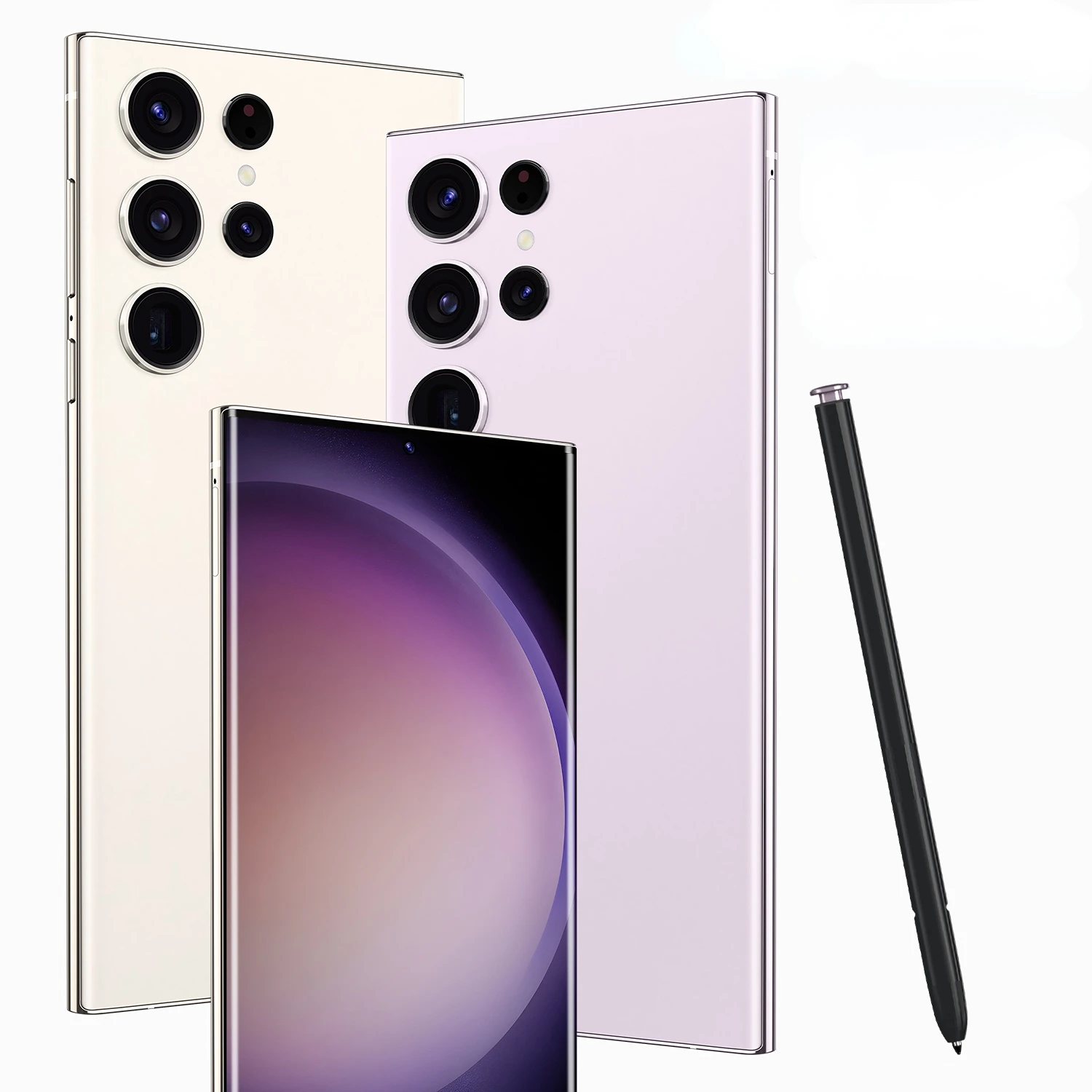 New arrival S24Ultra Unlocked Original Cell phone Type-C 7.3 inch Big Screen Smartphone 16GB+1TB Android gaming Mobile Phones