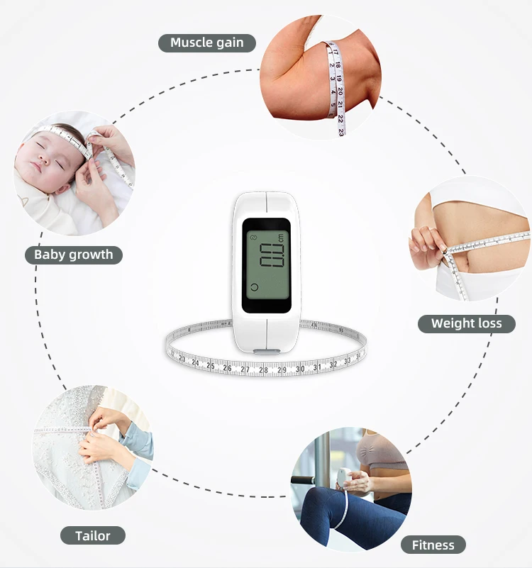 Fitness Personal Health Equipment Digital Body Fat Analyzer Smart Measuring Tape