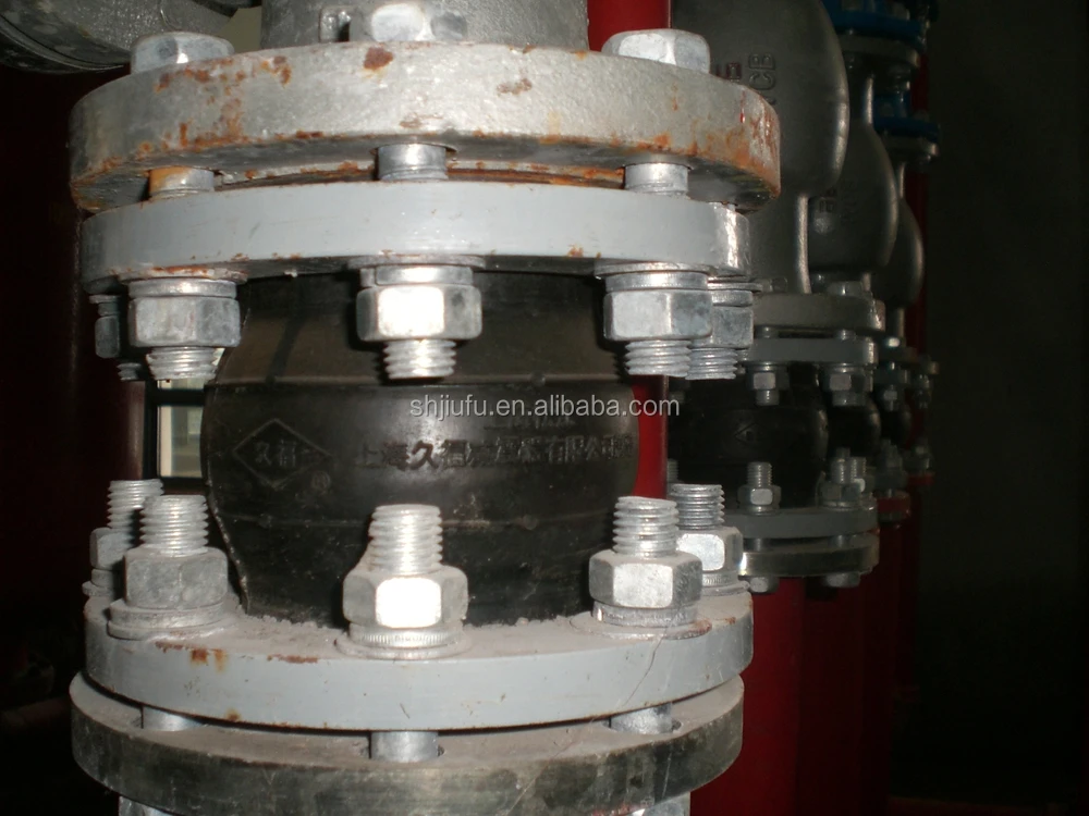 Expansion Joint EPDM High Density Three Sphere Four Ball Rubber NBR Exspantion Joint Rubber Round Flange Pipe Flange Adapter