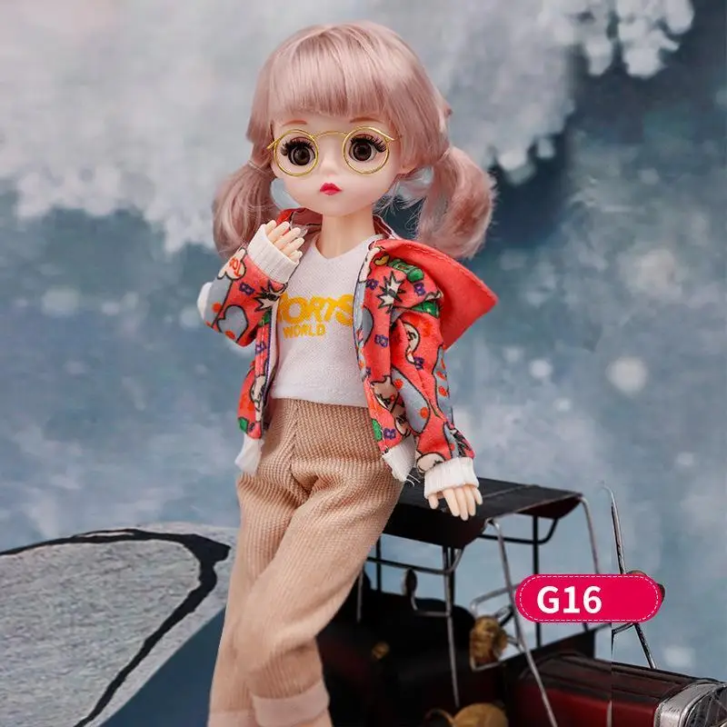 Surprise Gift Kids Friendly Playmate Moveable Limbs bjd Cute Ball Jointed Doll for Girl Daily Play