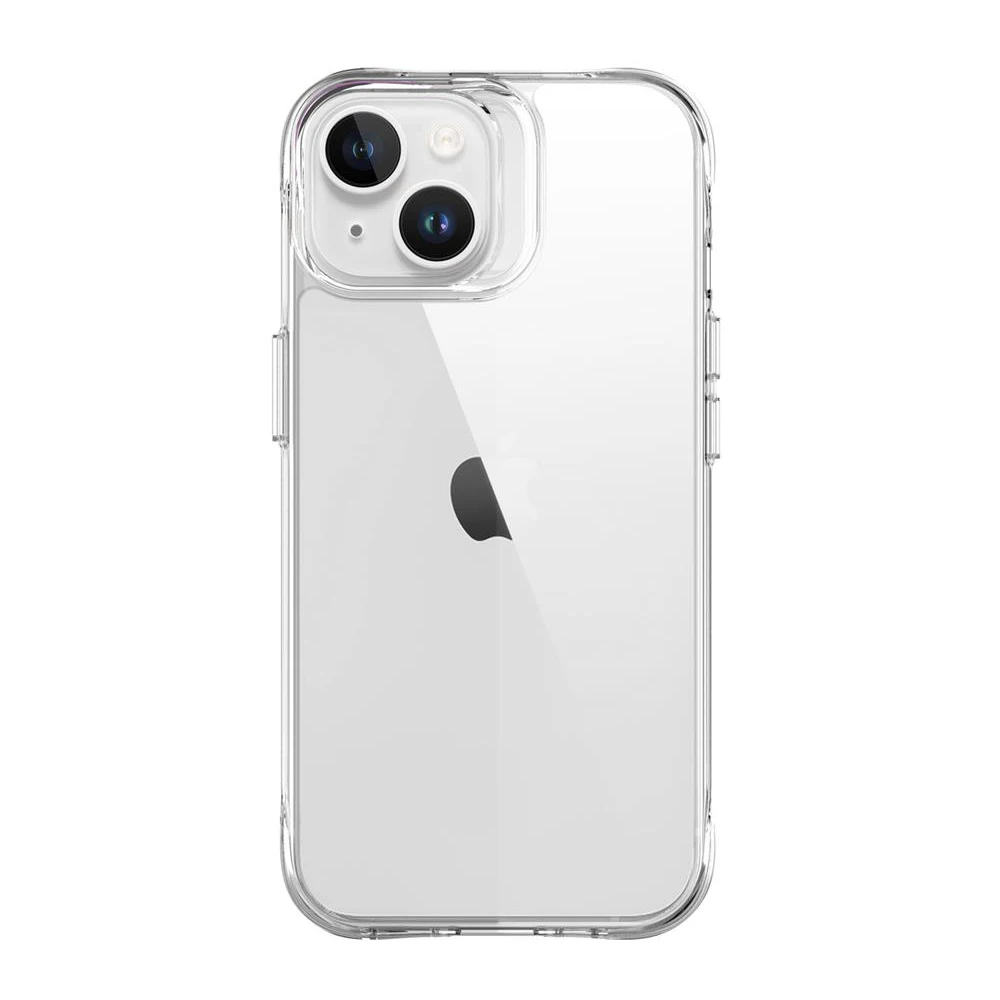 For iPhone 15 Plus Ultra Clear PC Hard Phone Case for iPhone 11 12 13 14 Pro Max Slim Transparent Protective Back Cover Shell