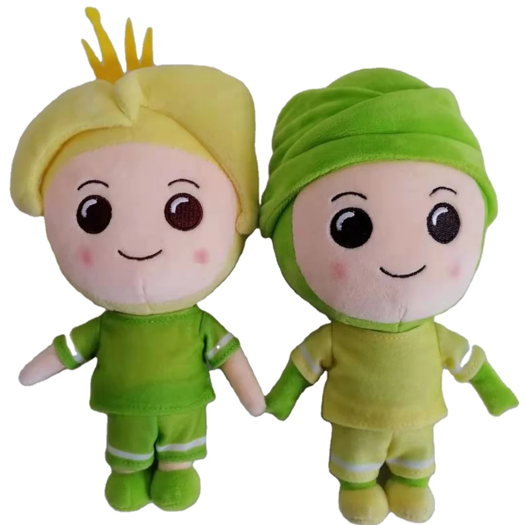 Super Soft Plush Stuffed Toy Baby Soft Dolls Custom Boy girl Plush Doll With football clothes Style Cloth