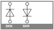 Standard diode Stud Rectifier Diode SKN71 SKR71