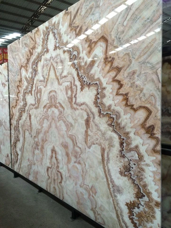 Полированные плиты Red dragon onyx из натурального оникса для роскошных украшений