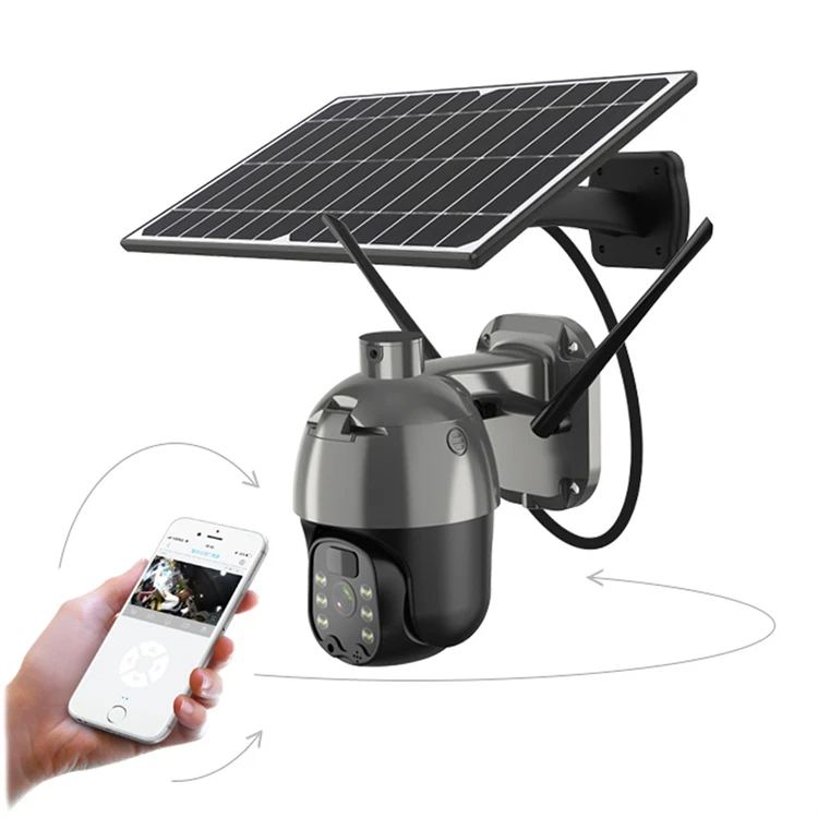 LAP Surveillance Hd Intelligent Solar Energy Alert Ptz Wifi Cctv Wireless Ip 4G Solar Camera