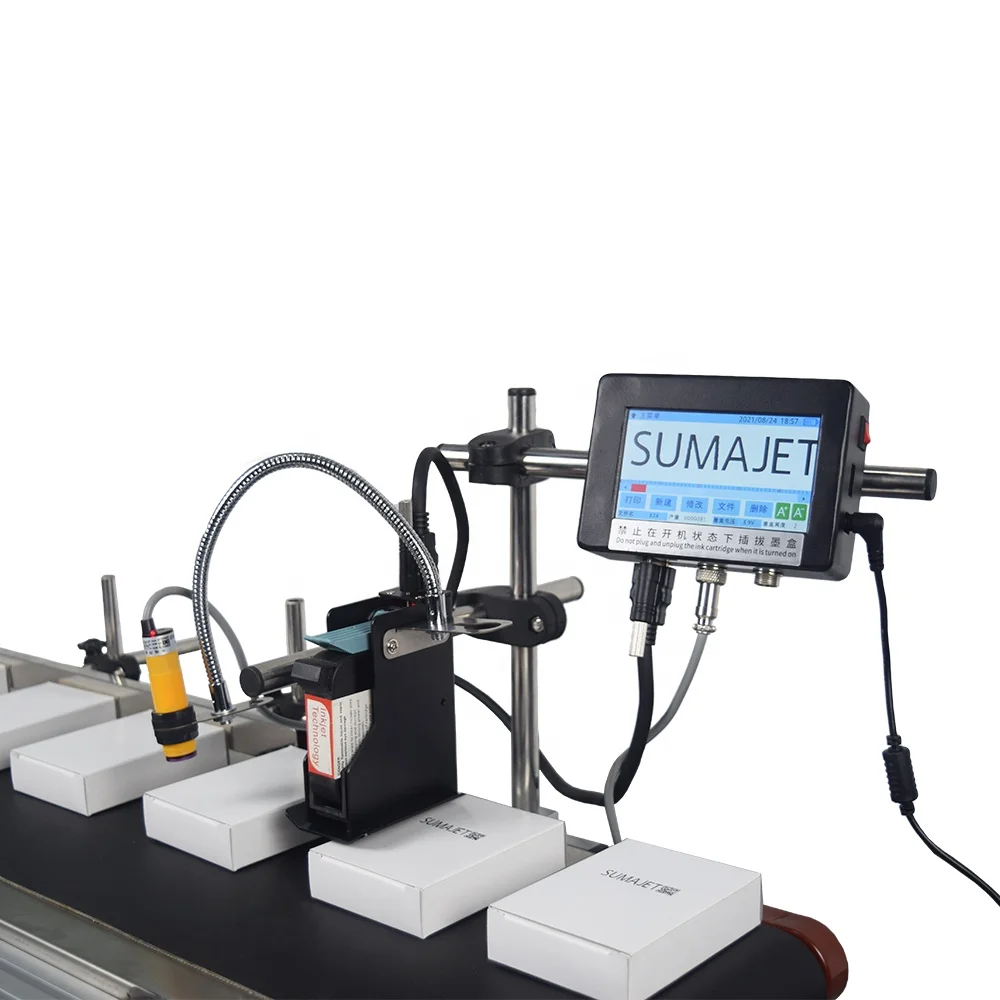 Online high-speed inkjet printer Thermal Inkjet Date Logo Coding number printer TIJ marking machine Digital Multi language