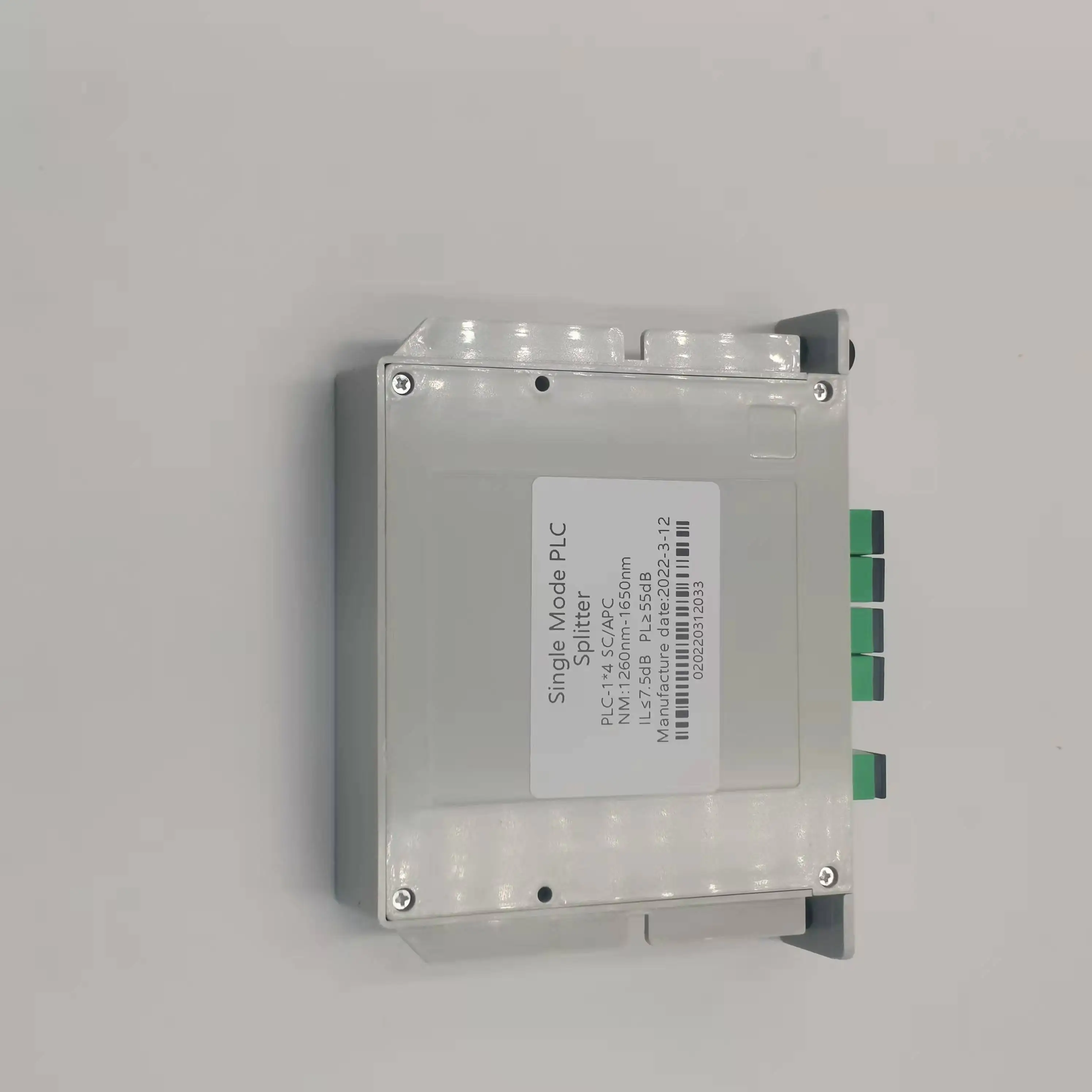1x4 1x8 1x16 1x32 1x64  cassette plc splitter SC/UPC APC Fiber PLC Splitter Box With Insert Type