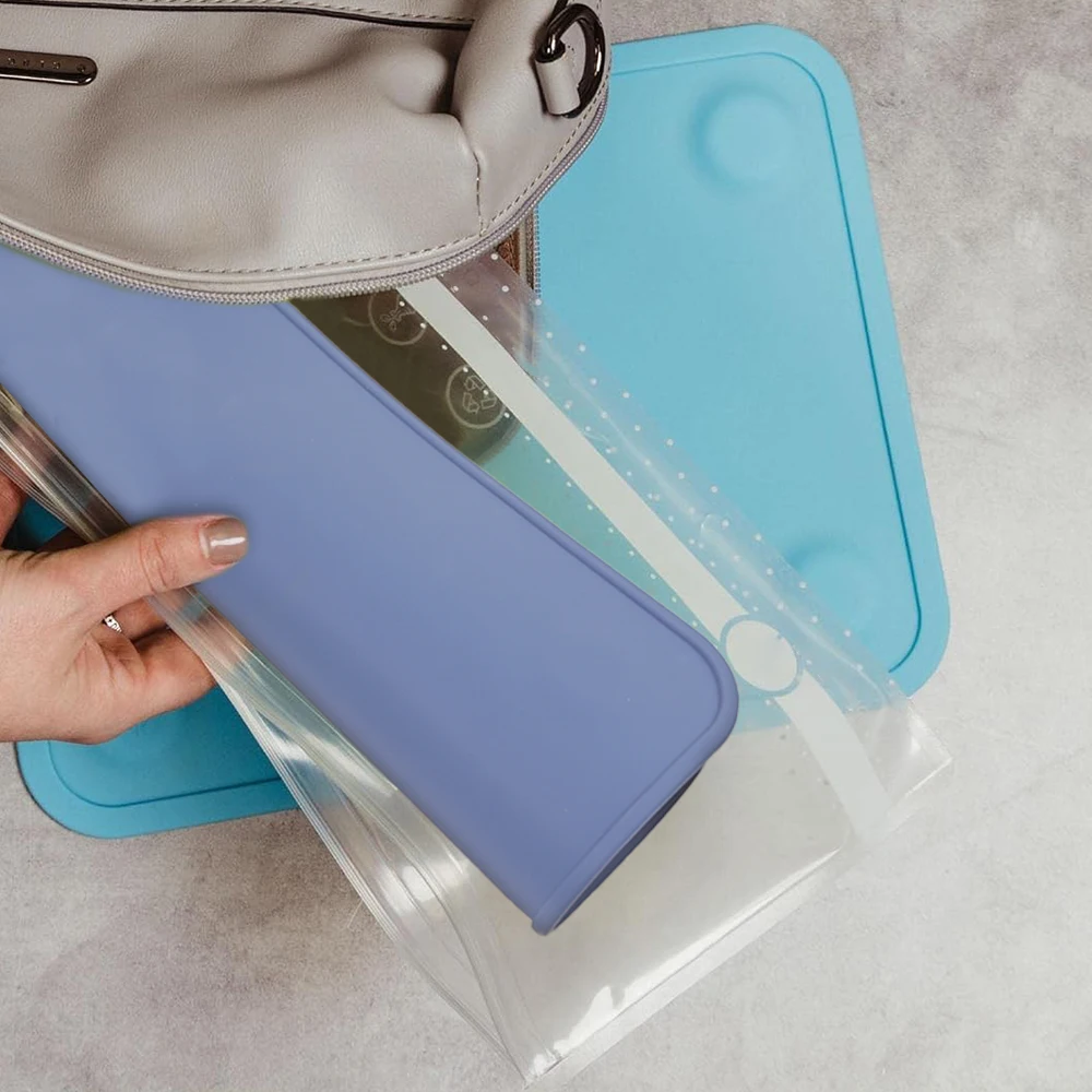 Suction Cup Eco-friendly Silicone Placemat Baby Pad Dining Table Mat Coaster Food Grade Silicone Baby Eating Mat