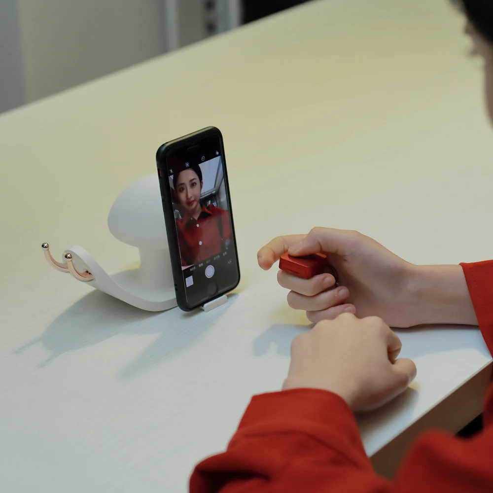 Mushroom Kids Touch Sensor Bedside RGB Night Light with Phone Holder