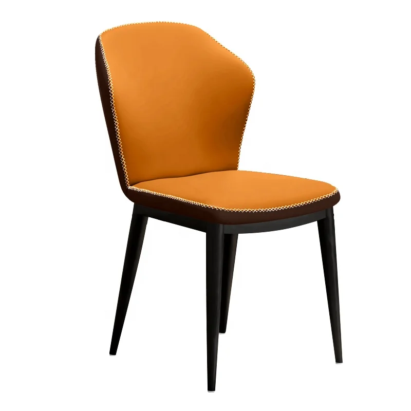 Italian Minimalist Dining Chair,  Light Luxury High-end Backrest Chair,  Low-key Fashion Coffee Chair