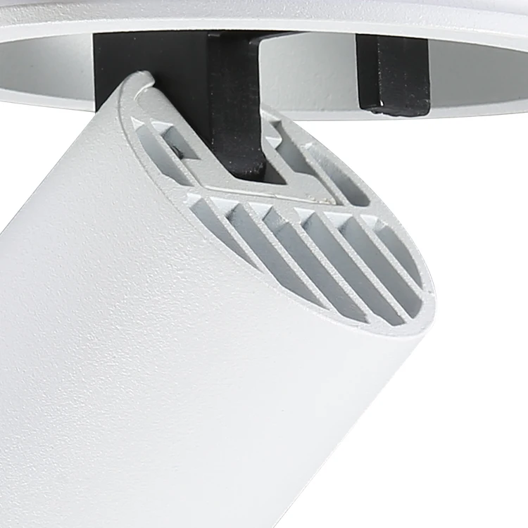 DGLUX Wholesale Price CE RoHS Aluminum COB Single Double Three head 7w Recessed Ceiling Spot LED