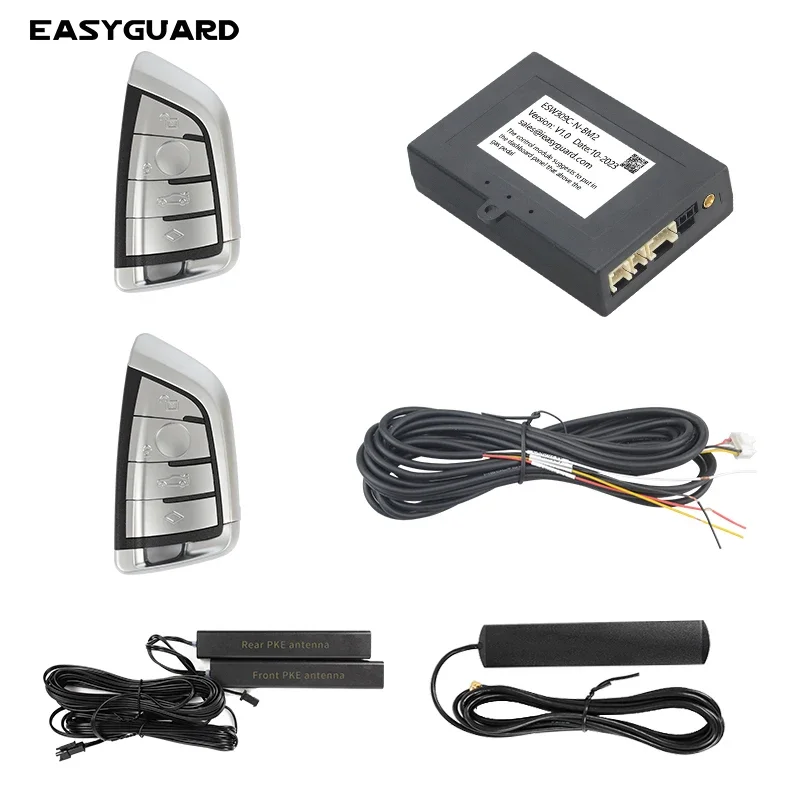 EASYGUARD PKE kit passive keyless entry Smart Key replacement fit for BMW G series  cars with factory OEM push start button