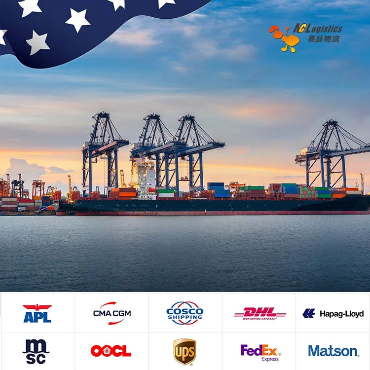 Container Dropshipping Agent Fast Shipping To USA New York Worldwide Supplier Door To Door Dropshipping With Low Rate