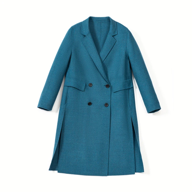 
2020 зимний женский широкий нагрудный карман полушерстяная оверсайз длинный красный Тренч Верхняя одежда шерстяное пальто 