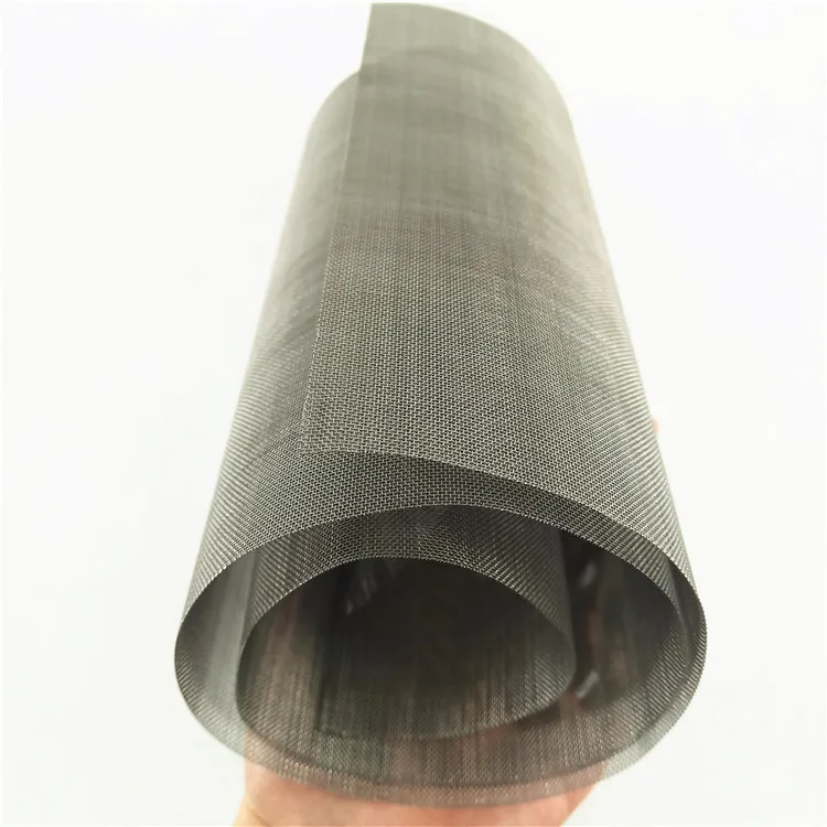 Customized Titanium nickel 20 40 50 80 100 150 180 200 300 400 mesh round stainless steel filter
