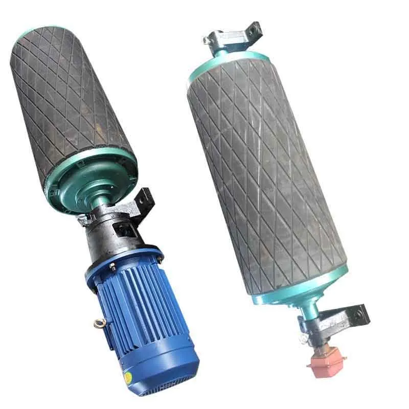 China Manufacturer Rubber Flat Belt Drive Tail Conveyor Pulley