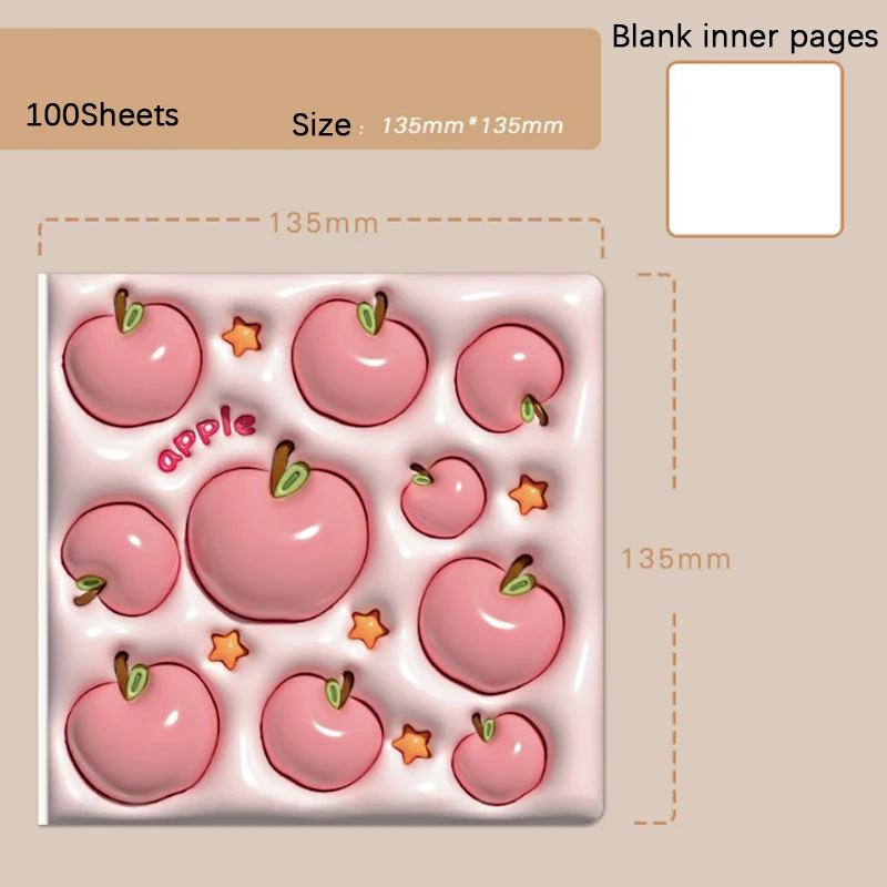 HK Thickened student notebook blank grid notebook