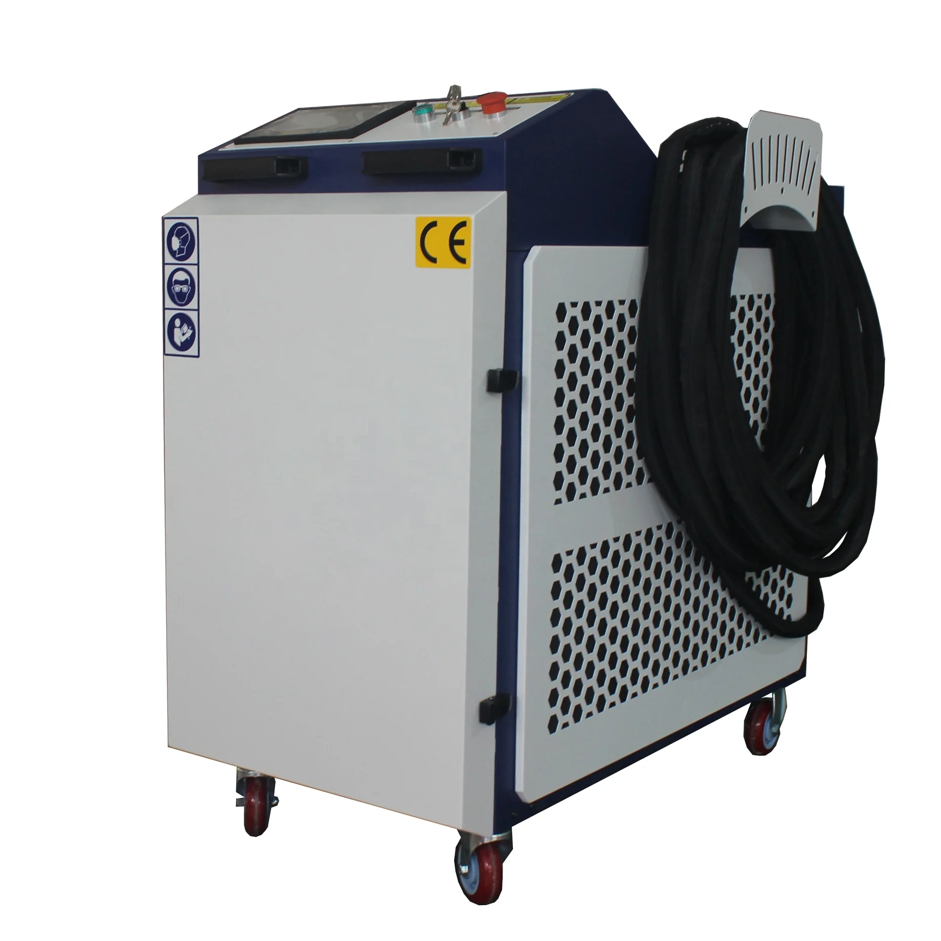 KEYILASER 1000 Вт 1500 2000 3000 опционально Портативный Ручной Волоконно-лазерный сварочный аппарат с проволочным питателем для металла