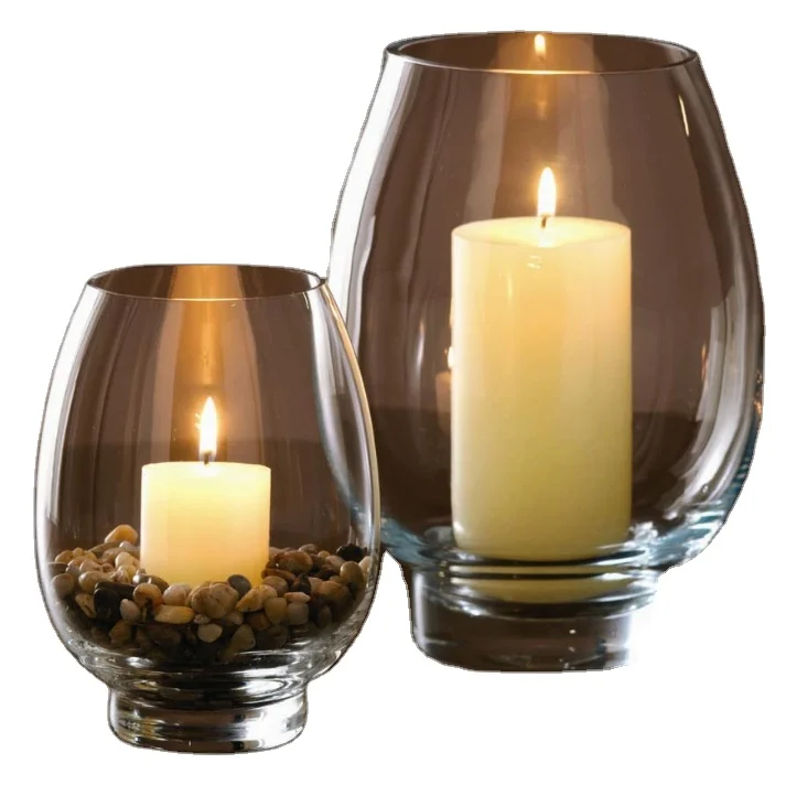 cheap crackle glass hurricane candle holder
