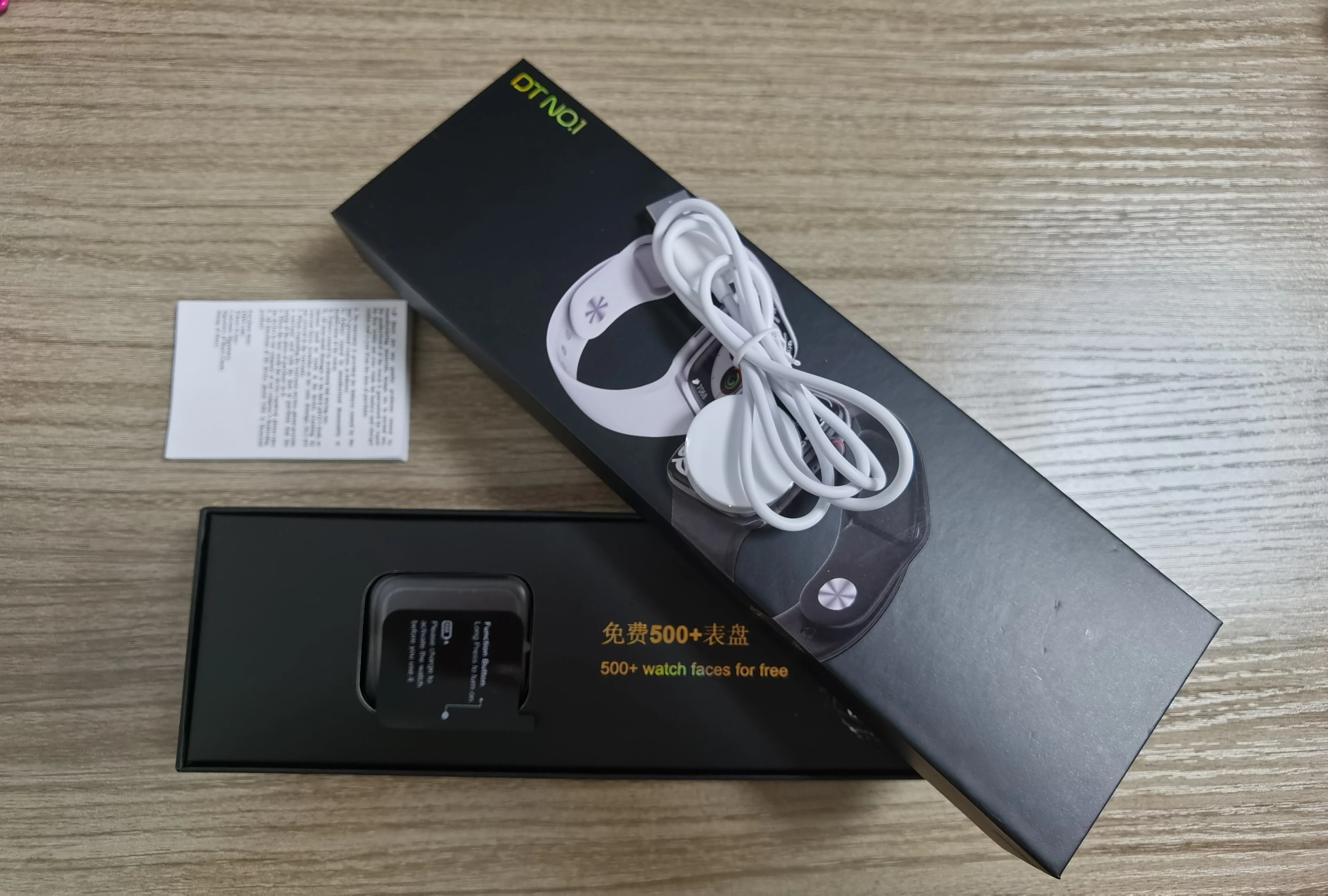 1.95-inch Square Screen DTNO.17 max Smartwatch IP68 Waterproof Watch night clock  NFC GPS smart fitness watch series 7