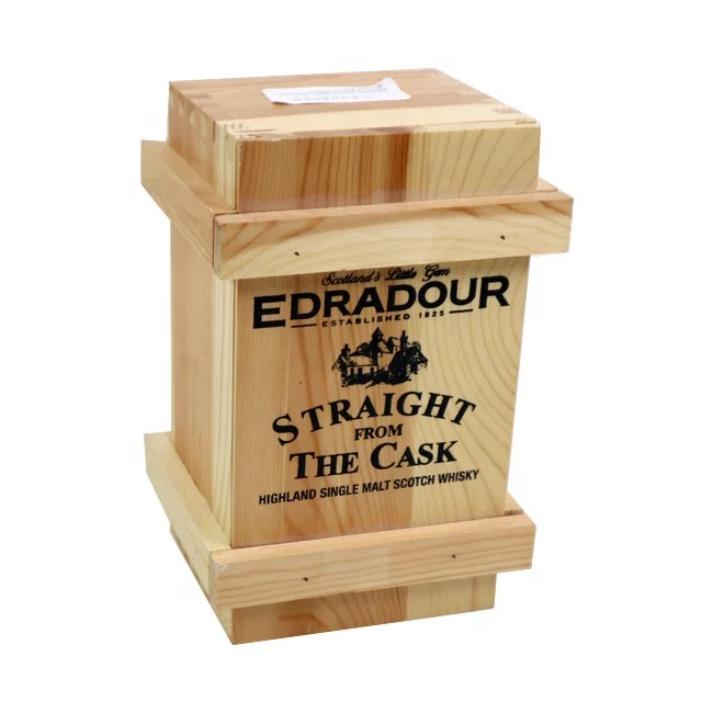 Custom Luxury Gift Packaging for Wine Bottles Wooden Wine Box for Whisky Packaging Box Wood