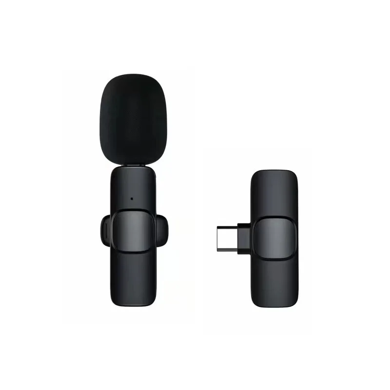 New wireless microphone one drag two lapel type mobile phone live noise reduction radio microphone