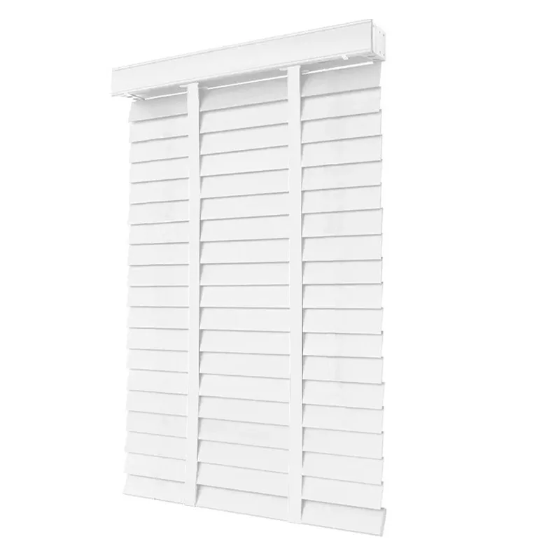 Factory wholesale 50mm basswood faux wood venetian blinds slats faux wood blinds cordless