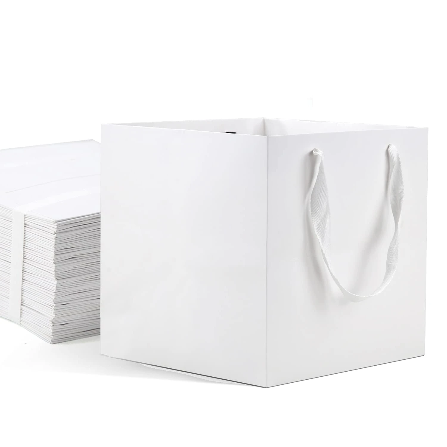 Flower Bouquet Packaging Paper Bag Boxes  Potted Plant Takeaway Bag Handbag Baking Gift Packaging Paper Bag