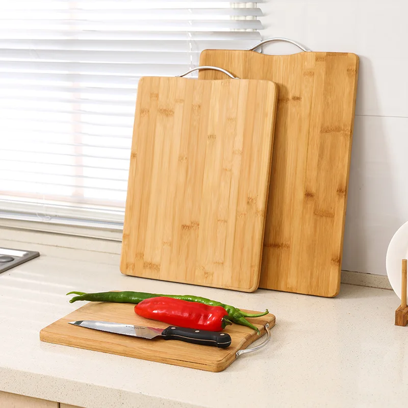 Bamboo choping board with handle Chopping Blocks big size bamboo cutting board
