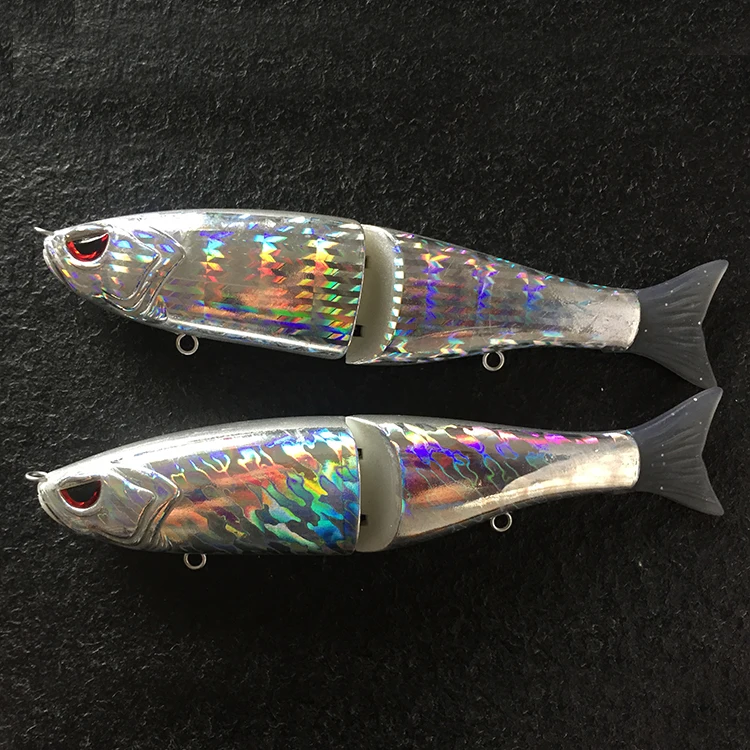 Hot Selling 2 Section Glide Bait Blanks Jointed fishing lure blank 7.0' 2.1oz Hot Pressed Foil blanks