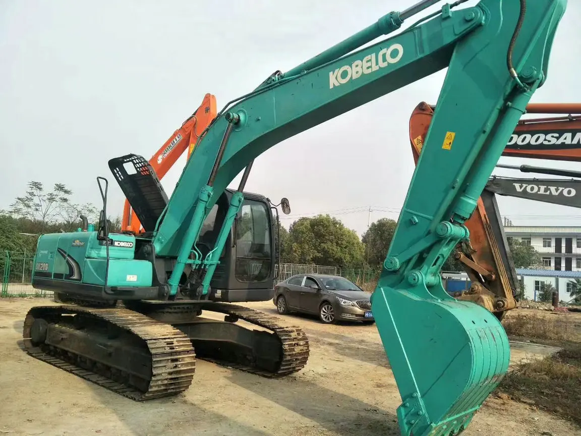 Высококачественный оригинальный японский бренд Kobelco sk200-8 подержанный экскаватор большой 15 тонн горячая распродажа