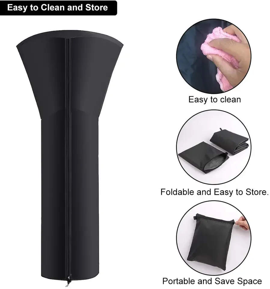 420D Heavy Duty Waterproof Performance Material Fabric Insulated Pyramid Vertical Protection Heater Cover